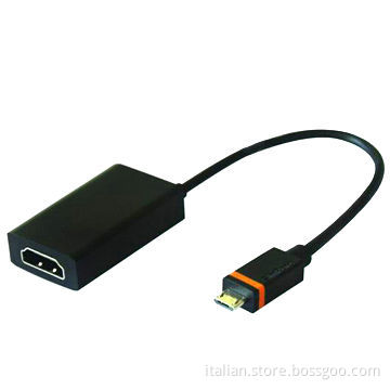New MHL cable sales for Lg G2 Slimport to HDMI F Adapter
